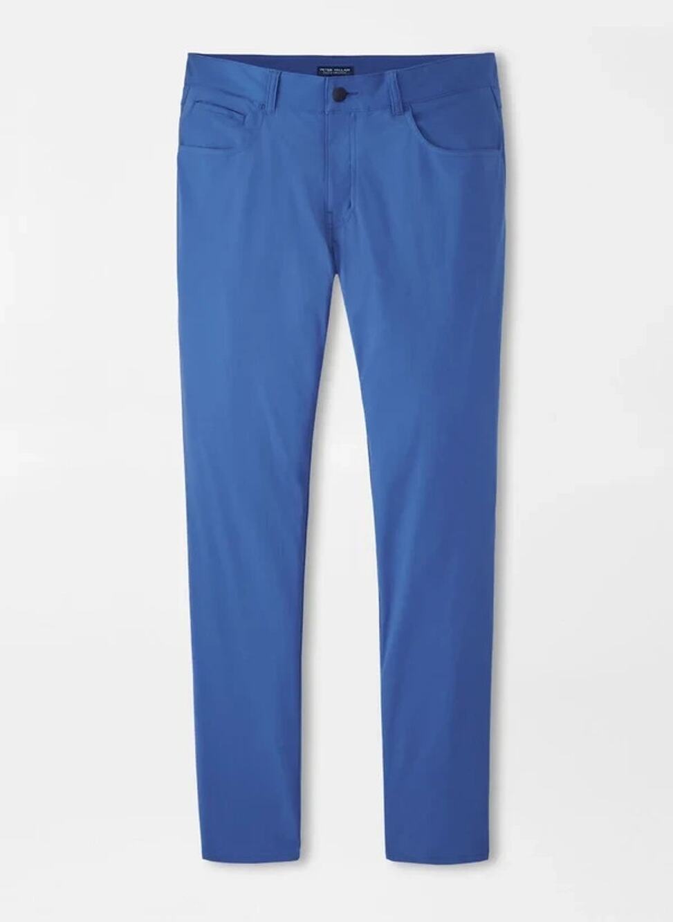 Peter Millar 34X32 Bingham Performance Ocean Blue Five-Pocket Pants Golf Chinos